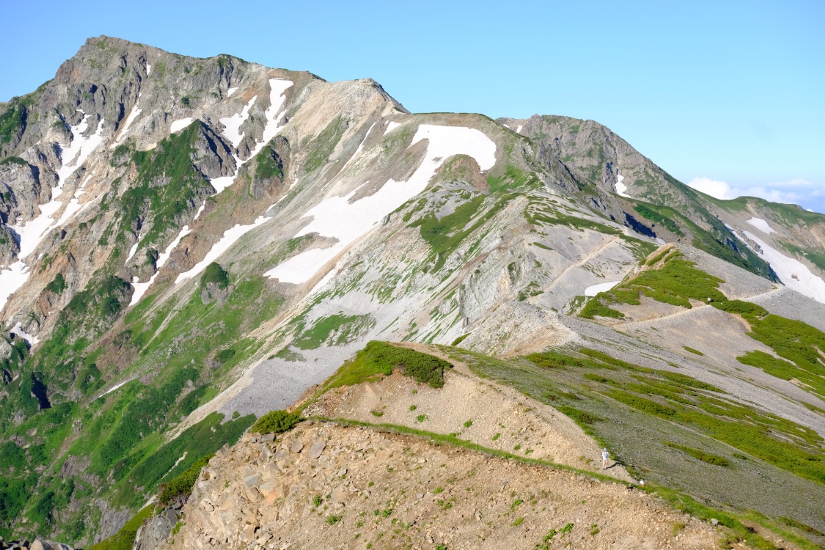白馬岳 白馬山・小蓮華山・大池 （ 猿倉〜蓮華温泉 2日目
